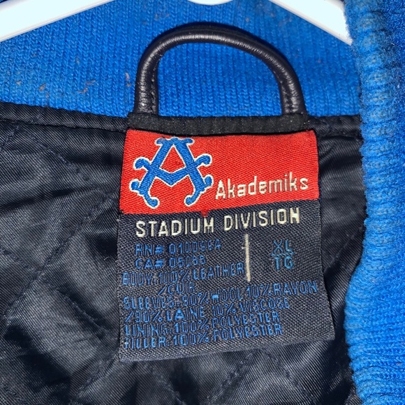Akademiks stadium jacket. Very rare. Blue - Picture 9 of 9